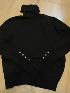 ZARAブラック タートルネック ニット