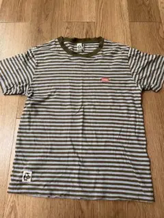 CHUMS ストライプ 半袖Tシャツ Sサイズ