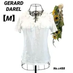 東京スタイルGERARD DAREL 半袖トップス　M 白　フリル　Ｖネックのサムネイル