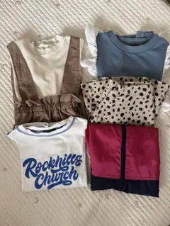 子供服　女の子　130cm 5点セット アーバンチェリー デビロック 西松屋