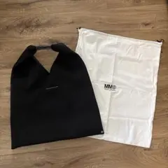 【ほぼ未使用】エムエムシックスジャパニーズトートバッグブラックメッシュミディアム