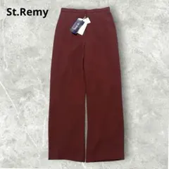 【タグ付き新品】St.Remy サンレミ ワイドパンツ　スラックス　ボルドー