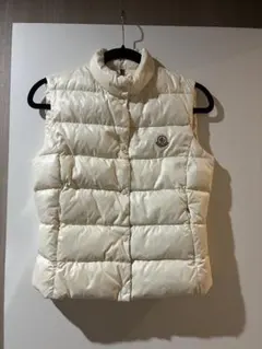 最終値下げMONCLER ダウンベスト ホワイト