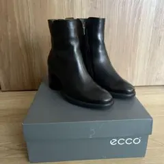 ecco ショウトブーツ　23.5センチ ECCO 大人カジュアル NOUVELLE ショートブーツ しなやか上質
