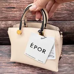 ＊新品 エポールY BAG Nanoミニショルダーポーチ付 ベージュ系