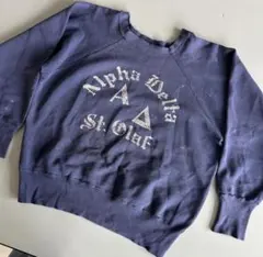 50s 60s 鬼フェード ナス紺 半袖スウェット vintage sweat - メルカリ