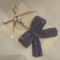 プリンセスモール リボンチャーム 編み物 手編み ハンドメイド チャーム