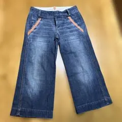 会タックインターナショナル ジーンズサブリナパンツ