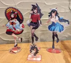 ホロライブ　大神ミオ  ローソン限定　アクリルスタンド　4点セット