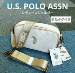 【新品未使用】U.S. POLO ASSN　ショルダーバッグ　ピンク　ゴールド