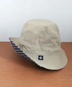 Columbia コロンビア ハット 帽子 ベージュ チェック アウトドア