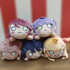イキヅライブ 寝そべりぬいぐるみ 5点セット