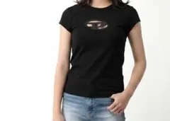 DIESEL ディーゼル 半袖 Tシャツ ボックスフィット ショート丈 xxs