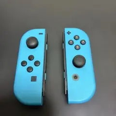 Nintendo Switch　ジョイコン ネオンブルー　左右