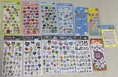 ウ*シ様 たまごっちセット 3Dステッカー 4サイズステッカー 全13枚セット