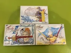 【良美品】ファイナルファンタジーⅠ・Ⅱ・Ⅲ箱・箱耳取説付FC版3部作コンプリート
