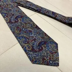 Christian Dior ペイズリー柄ネクタイ　絹100%