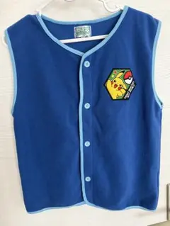 ポケモン ピカチュウ ベスト パジャマ 120 フリース 美品✨