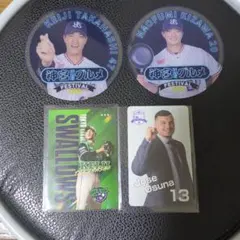 東京ヤクルトスワローズ 神宮グルメフェスティバル コースター 5枚 