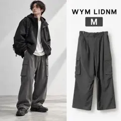WYM LIDNM テック/モード ドレープカーゴパンツ M