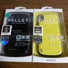 iPhone XS / X用 耐衝撃ハイブリッドケース ２点セット