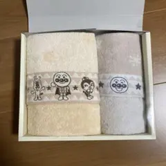 アンパンマン 2枚セット　フェイスタオル　ハンドタオル　箱無し