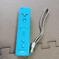 動作品！Nintendo Wiiリモコン モーションプラス　RVL-036　青