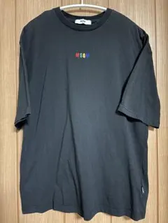 MSGM ロゴ刺繍 Tシャツ ブラックのサムネイル