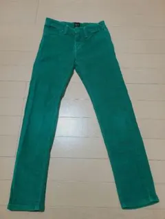 Gapグリーンコーデュロイ・MPSグリーンネイビーチェック柄長ズボン２本セット