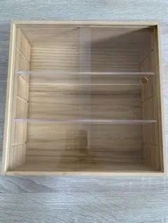 無印良品 コレクションケース アクリル 木製