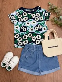 【美品】UNIQLO x Marimekko ベビーTシャツ 80 マリメッコのサムネイル