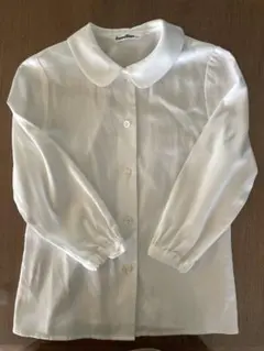 familiar 110 120 丸襟 長袖 ブラウス お受験 ファミリア