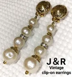 J&R ジェイアンドアール ヴィンテージ イヤリング
