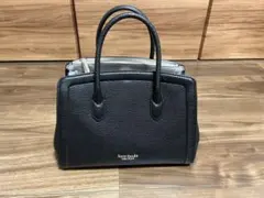 kate spade ブラック ハンドバッグ　ノット