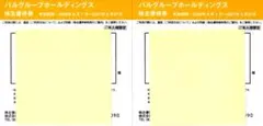 パルグループホールディングス 株主優待 宿泊割引券 2枚のサムネイル