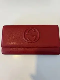 本物保証 GUCCI イタリア製ソーホーレザー 長財布 美品 付属品完備