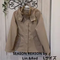 週末お値下げ★SEASON REASON ベージュ マウンテンパーカー Lサイズ