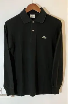 Lacoste 長袖ポロシャツ ブラック　L1312