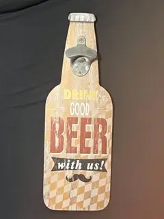 ビールボトル型壁掛けオープナー