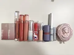 韓国コスメ　12点セットまとめ売り　リップ　ティント　グロス　グリッター　チーク