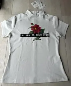 JUN&ROPE 半袖シャツ タグ付き 新品未使用品ホワイト 花柄のサムネイル