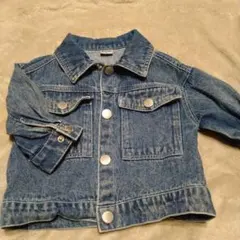 デニムジャケット 80cm 100%コットン