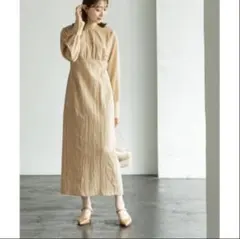 【Noble】フレンチカルゼナローラインワンピース