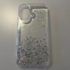 グリッター透明iPhone16ケース