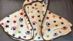 ミキハウス　ダブルビー　ポンチョ