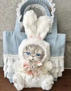 コヤンイサムチョン　るみちゃん ♥キラキラ デニムトートバッグ