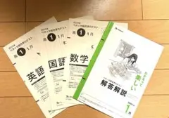 ベネッセ総合学力テスト　高1 １月