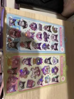 クロミ、マイメロ、シナモン ぷっくりシール