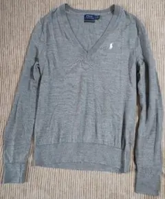 Polo Ralph Lauren グレー Vネックセーター