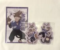 忍たま ナンジャタウン 不破雷蔵 鉢屋三郎 クリアイラストシート ステッカー